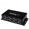 StarTech Hub adattatore da USB a seriale RS-232 a 8 porte di StarTech.com - Montaggio su guida DIN e a parete - Convertitore da USB a RS232 DB9 - Adattatore seriale - USB 2.0 - RS-232 x 8 - Nero