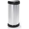 Curver Cestino Curver Deco Oval 40L argento