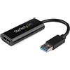 StarTech.com Adattatore da USB 3.0 a HDMI - 1080p (1920x1200) - Sottile/Compatto convertitore video da USB Type-A a HDMI per monitor - Nero - Solo Windows