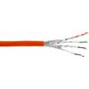 InLine® Matassa Cavo Cat.7a, S/FTP(PiMF), 1200MHz, halogenfree, arancio, 100m