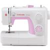 Singer Macchina da cucire meccanica Simple 3223 (bianco/rosa)