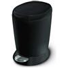 simplehuman Cestino rotondo a pedale da 6 litri, plastica nera - 8,6x8,6x63,5 cm; CW1319