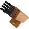 Kai Europe GmbH Kai Wasabi Black Messerblock mit 8 Messer, Messerhalter, Messer Aufbewahrung, 6799