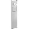 Keuco Plan Integral Modulo WC 2 176 x 775 x 143 mm a sinistra con contenitore per rifiuti - cromato/alluminio verniciato - 44976011701