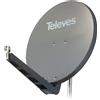 Televes Antenna parabolica in alluminio 75x85 cm, color grafite S75QSD-G