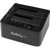 StarTech.com Duplicatore di dischi rigidi a doppia baia, clonatore autonomo da USB 3.0 (5 Gbps) eSATA a 2,53,5 SATA III HDDSSD, docking station per dischi rigidi - Clonatore di dischi rigidi - Speicher-Controller con interfaccia di rete - 2,5", 3,5" (6 …