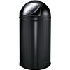 EKO - Pushcan 40 Liter - Steel - Matt Schwarz