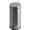 Vepa Bins VEPA -Bidone a pedale per rifiuti da 30 litri in acciaio inox Mat | 1 pezzo