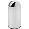 EKO - Pushcan 40 Liter - Steel - Weiß