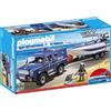 PLAYMOBIL 5187 Polizia d'azione con camion e motoscafo