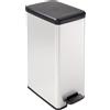 Curver Odpadkový koš Curver Slim Bin 40 l stříbrný