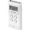 Sangean DT-120, radio (display LCD, 120 W, 1,5 V), bianco