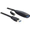 DELOCK USB3.0 Verl. A -> A St/Bu 10.00m aktiv