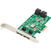Dawicontrol Scheda PCI-e DC-624e RAID R2 4-Kanal SATA 6G Blister