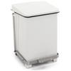 Brabantia Cestino industriale a pedale 27 litri - Bianco