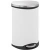Eko-Europe Cestino a conchiglia, EKO - Bianco, acciaio inox opaco