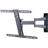 VCM Staffa universale a parete TV 32-70 pollici fino a 30 kg | 20 gradi inclinabile | 90 gradi girevole | estensibile | VESA fino a 600x400 | Supporto TV portabagagli Waterlevel | Portalampada Fernseh WS100 Slim