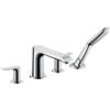 Hansgrohe Metris miscelatore 4 fori per vasca da bagno set prefabbricato cromo installazione bordo vasca