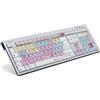 Logickeyboard Tastiera Avid Pro Tools USB QWERTZ Tedesco Nero