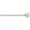 LogiLink Cavo patch Logilink CAT6 U/UTP CON PVC 100,00 m grigio