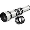 Walimex Teleobiettivo Walimex pro 650-1300 mm 1:8-16 CSC compatibile con Pentax K - Teleobiettivo zoom con messa a fuoco manuale per sensori di pieno formato e APS-C - Attacco completamente in metallo, inclusa borsa e tappi di chiusura