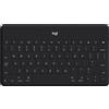 LOGITECH Tastiera senza fili Logitech Bluetooth per iPhone, iPad, Apple TV, Keys To Go Layout Blu