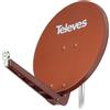 TELEVES SAT-Specchio-ALU 85x95cm rosso mattone S85QSD-Z