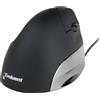 Bakker Evoluent Mouse Standard (mano destra), destro, versione verticale, ottico, USB tipo A, 1500 DPI, nero, grigio, argento