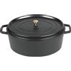 STAUB Cocotte ovale nuova Classic in ghisa 6,7 litri 33 cm nero
