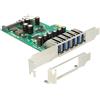 Delock Scheda PCI Express Delock > 6 x esterno + 1 x interno USB 3.0
