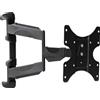 shiverpeaks BASIC-S supporto a parete per schermo piatto nero