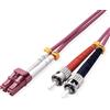 Value Cavo in fibra ottica VALUE 50/125µm OM4, LC/ST, viola 10m (21.99.8778)