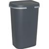 Curver Mistral Cestino per rifiuti piatti 50L Antracite
