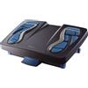 Fellowes® 8068001 Poggiapiedi Energiser - superficie per massaggio riflessogeno, nero-blu