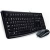 Logitech Desktop MK120 - Tastatur - Englisch (UK) - Schwarz (920-002552)