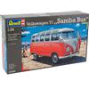 Revell Fahrzeug-Modellbausatz Volkswagen T1 Samba Bus, Autobus, 173 Teile, 1:24, 07399