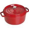 Staub 40509-835-0 Staub La Cocotte 24cm rund, Kirsch-rot, Gusseisen