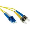 ACT 30 metri LSZH Cavo patch in fibra monomodale 9/125 OS2 duplex con connettori LC e ST. Lc-st 9/125 os1 duplex 30,00