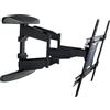 Techly 40-80 Ultra Slim Full Motion TV LCD Supporto da parete Nero" ICA-PLB 172L