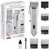 PROFICARE PC-HSM/R 3100 Set tagliacapelli batteria ricaricabile/ funzionamento a secco argento