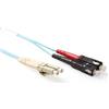 ACT 30 metri LSZH Cavo patch in fibra multimodale 50/125 OM4 duplex con connettoriLC e SC. Lc-sc 50/125 om4 duplex 30,00