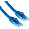 ACT Blue 20 metri di cavo patch U/UTP CAT6A snagless con connettori RJ45. Cat6a u/utp snagless bu 20,00m (IB2620)