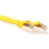 ACT Giallo 30 metri di cavo patch SFTP CAT6A snagless con connettori RJ45 CAT6A S/FTP SNAGLESS YL 30.00M (FB6830)