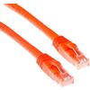 ACT Arancione 15 metri di cavo patch U/UTP CAT6A snagless con connettori RJ45. Cat6a u/utp snagless o 15,00m (IB2115)