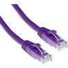 ACT Purple 20 metri di cavo patch U/UTP CAT6A snagless con connettori RJ45. Cat6a u/utp snagless pl 20,00m (IB2320)