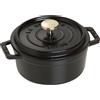 Staub 40509-471-0 Staub Cocotte 12cm rund schwarz, Gusseisen