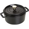 Staub Round Cast Iron Pot - Black 1.7 ltr