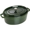 Staub Cocotte Staub, 33 cm | verde basilico | ovale | ghisa