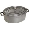Staub Cocotte ovale gris graphite 33cm 40509-324-0