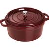 Staub Cocotte in ghisa Fr, rotonda, 28 cm, granatina